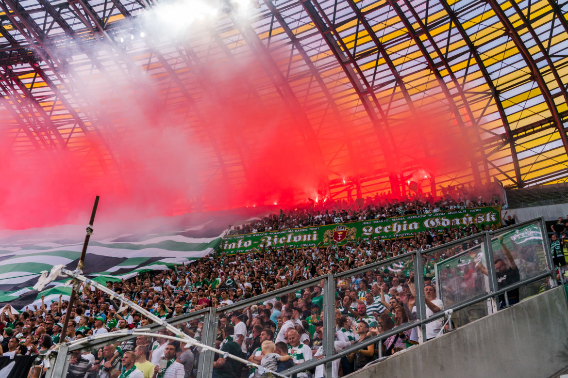 Kibice na meczu Lechia - Brøndby [ZDJĘCIA]