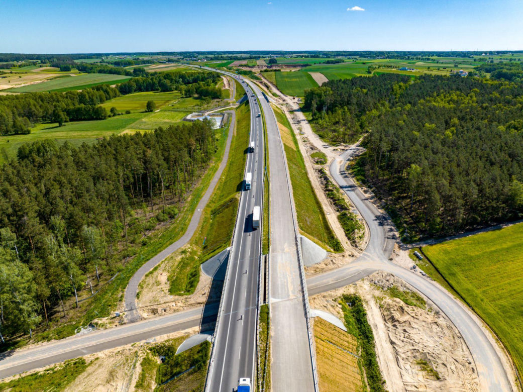 Obwodnica Łomży w budowie - najświeższe zdjęcia - maj 2025