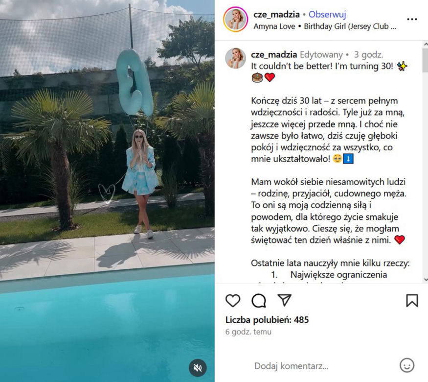 Urodziny żony Rafała Mroczka na bogato