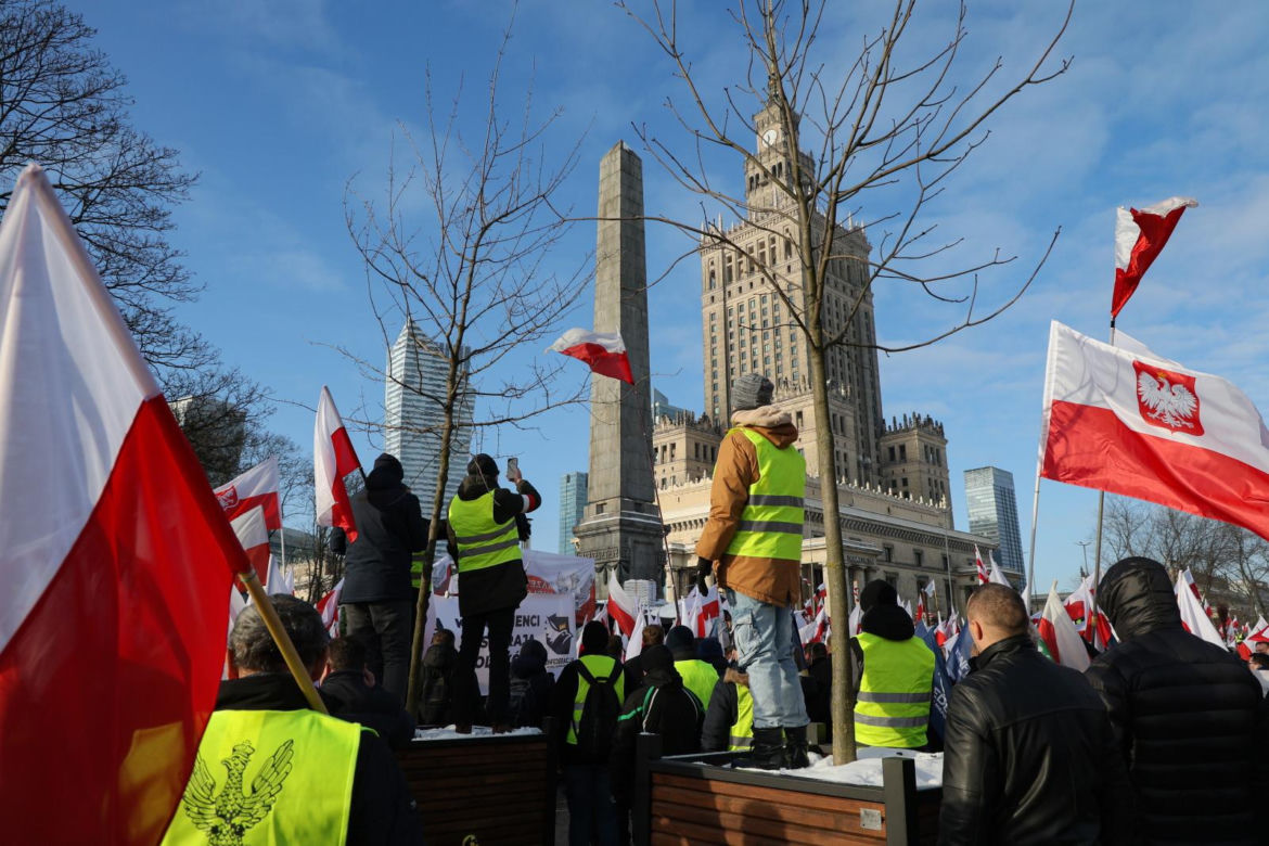 Protest rolników w Warszawie (9.01.2026)