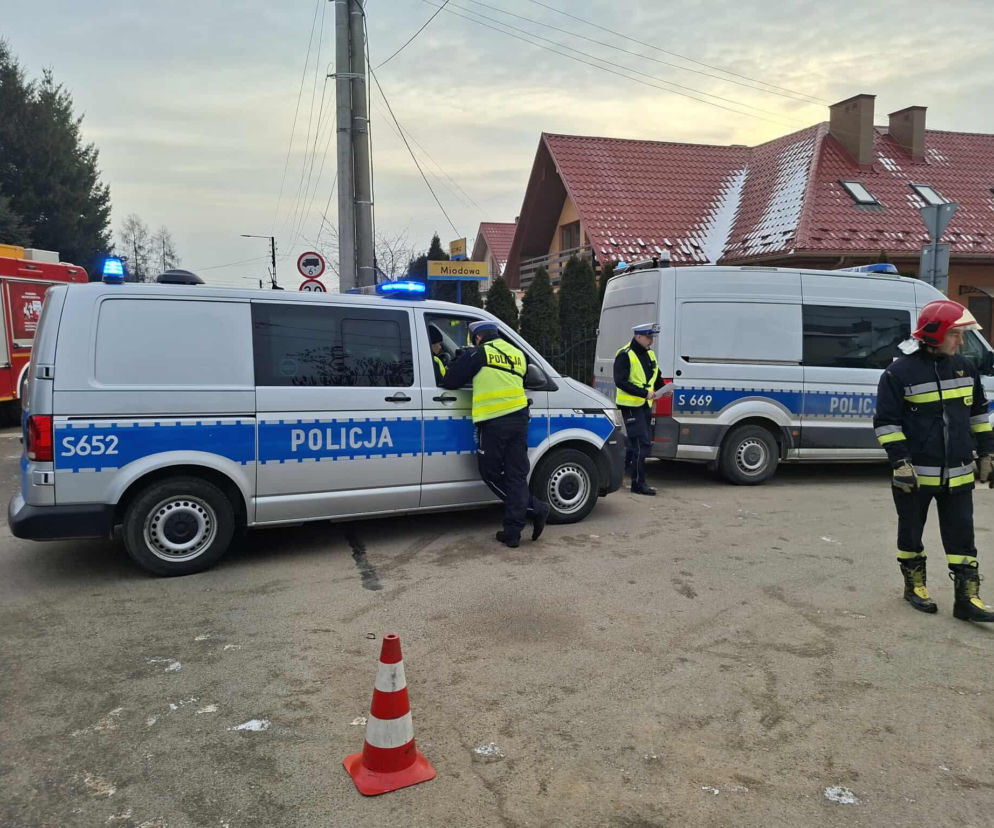 Wypadek u zbiegu ulic Miodowej i Smugowej