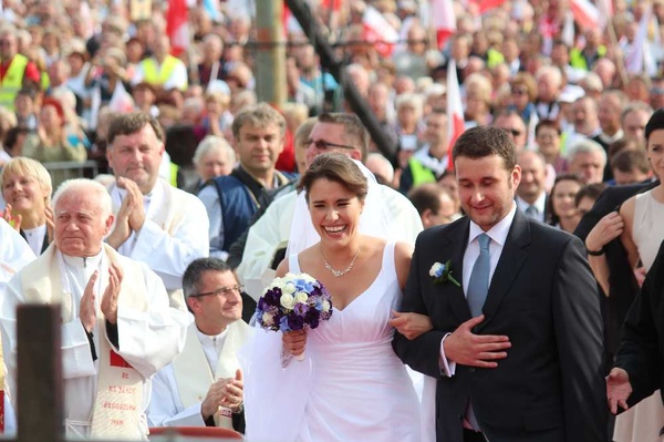 OBUDŹ SIĘ POLSKO - ŚLUB ROKU podczas MARSZU PiS