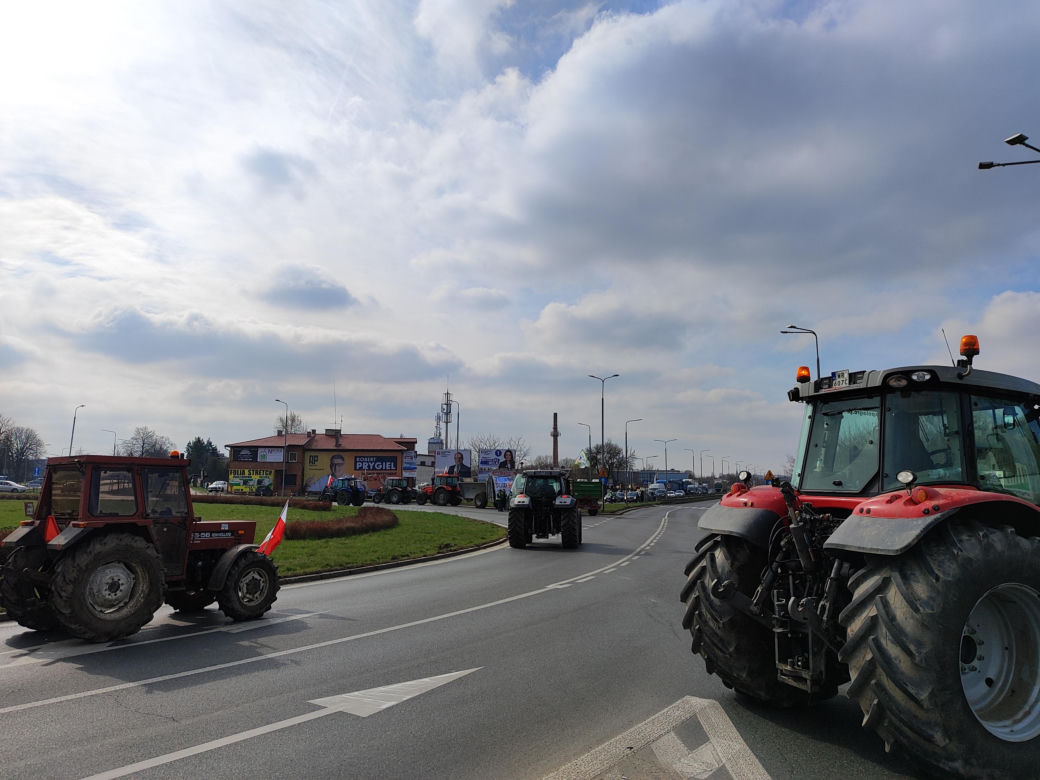 Protest rolników w Radomiu 20 marca
