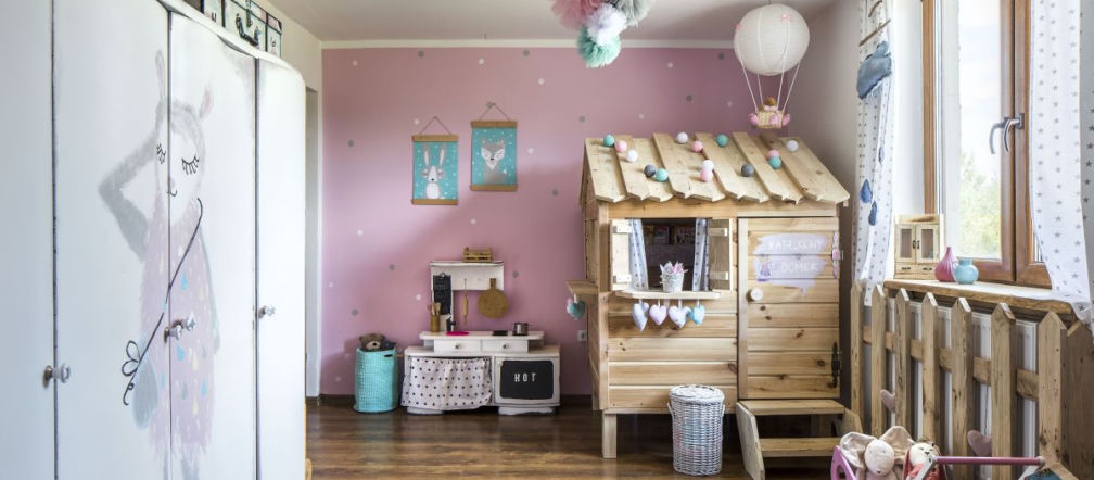 Domek dla dzieci. Pomysły na domek w pokoju dziecka.