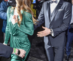 Robert i Anna Lewandowscy przyjechali na Galę Mistrzów Sportu 2021 Mercedesem Klasy S