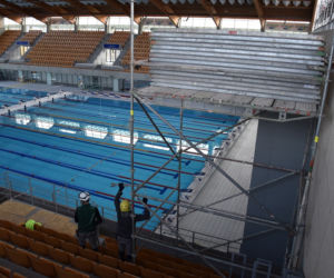 Zabezpieczają elewację Floating Areny