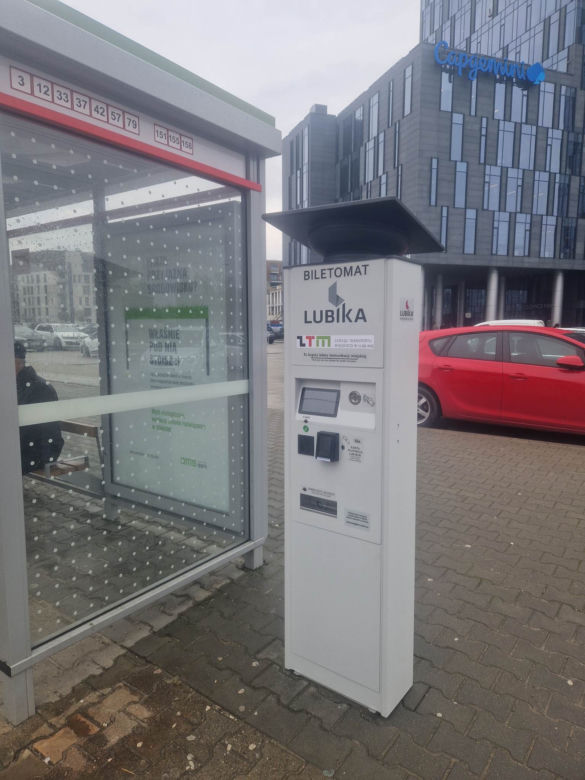 Biletomat solarny Lublin