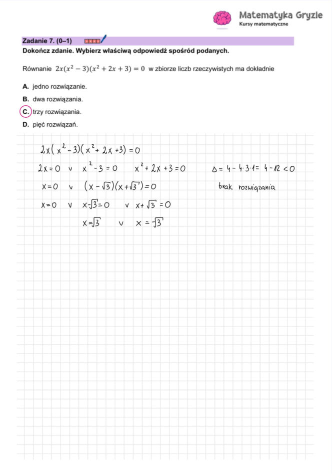 Matura próbna 2026 - matematyka. Gotowe odpowiedzi do arkusza CKE