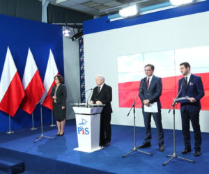 Konferencja prasowa Prawa i Sprawiedliwości