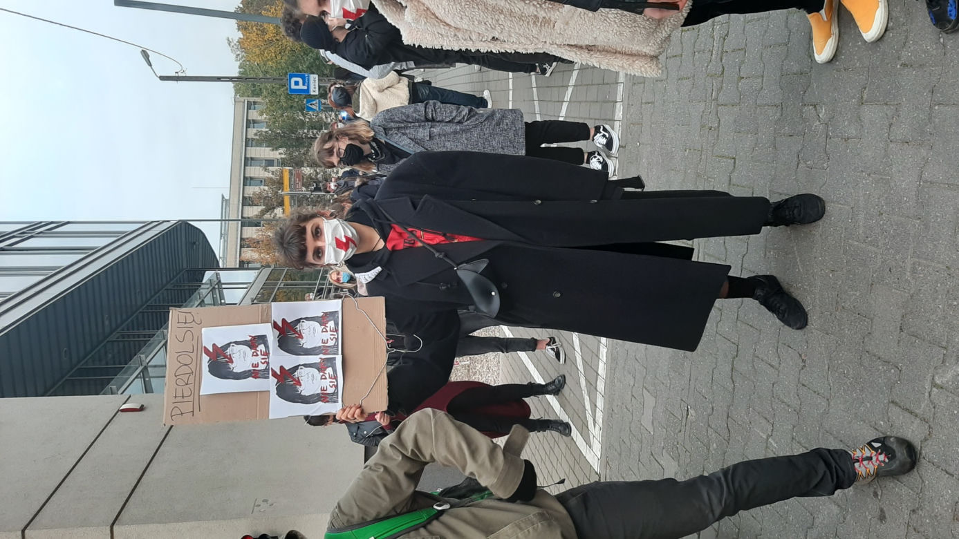 Strajk kobiet w centrum Poznania