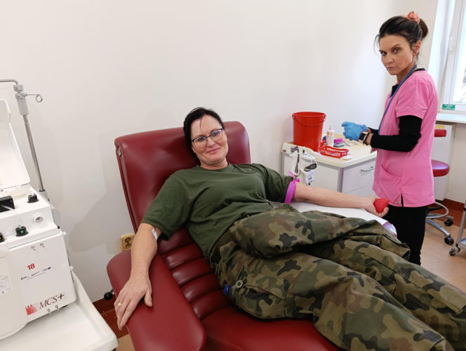 Żołnierze 2LBOT oddali krew