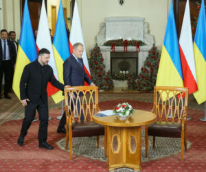 Wołodymyr Zełenski, Donald Tusk