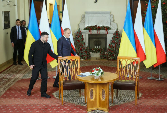 Wołodymyr Zełenski, Donald Tusk