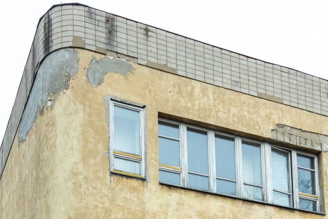 Dawna szkoła powszechna na Słomińskiego 1 w Warszawie