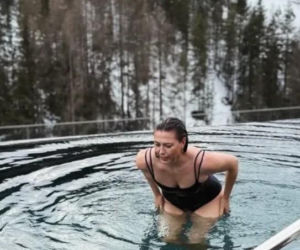 Maria Szarapowa w saunie i spa w Dolomitach