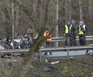 Śmiertelny wypadek na DK61