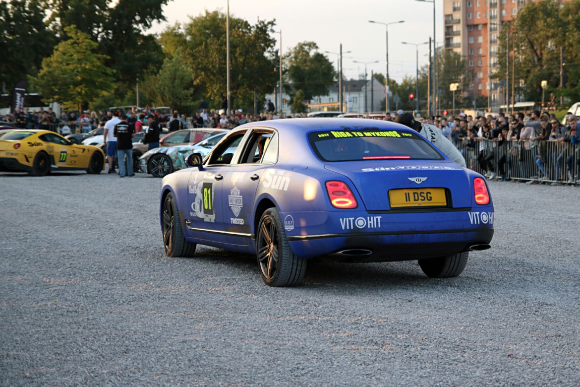 Gumball 3000 2017 w Polsce, Warszawa Stadion Narodowy