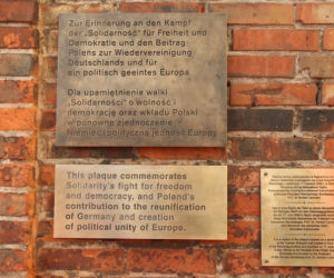 Fragemnty historycznych murów w Gdańsku