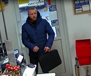 Okradł sklep! Szuka go policja!