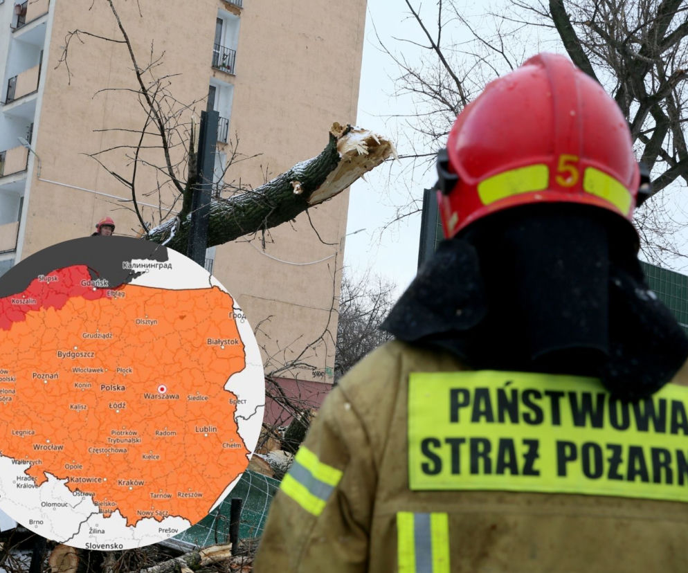 Pogodowy KATAKLIZM. W Finał WOŚP zostańcie w domach, ogromna wichura już nadciąga