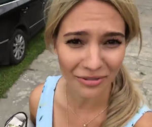 Joanna Kuberska (Julka) na planie M jak miłość w Grabinie