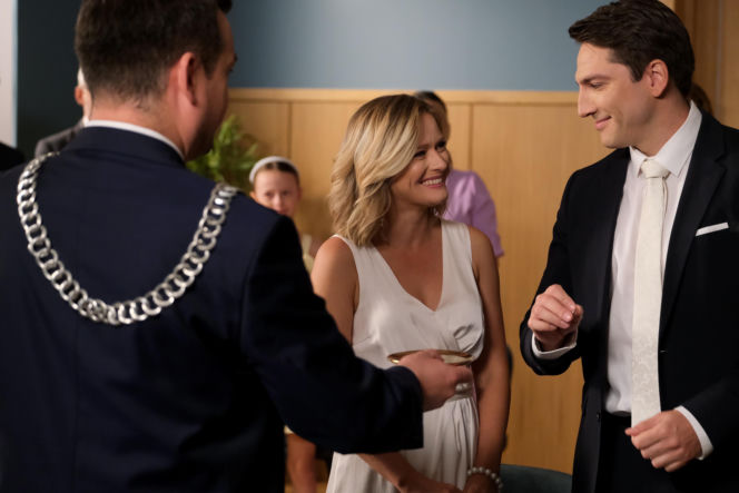 M jak miłość odc. 1903. Dima (Pszeniczny Michaił), Julia (Marta Chodorowska)