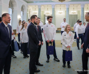 Semirunnij, Kurakowa i reszta olimpijczyków u Karola Nawrockiego