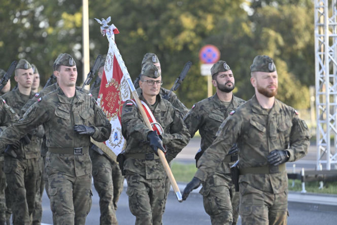 Próba generalna defilady wojskowej w Warszawie