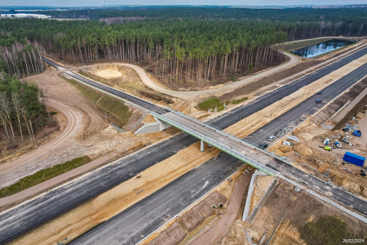 Budowa autostrady A2 Kałuszyn - Groszki