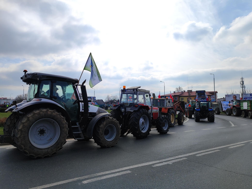 Protest rolników w Radomiu 20 marca