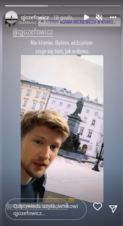 M jak miłość. Jakub Józefowicz na planie "Papierów na szczęście"