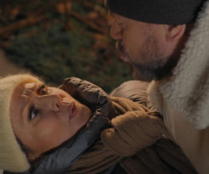 Walentynki z M jak miłość odcinek specjalny. Andrzej (Michał Milowicz), Marysia (Małgorzata Pieńkowska)