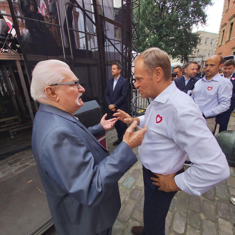 Lech Wałęsa pokazał kulisy manifestacji z 4.06