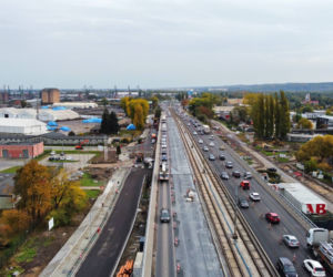 Przebudowa Estakady Pomorskiej - październik 2021