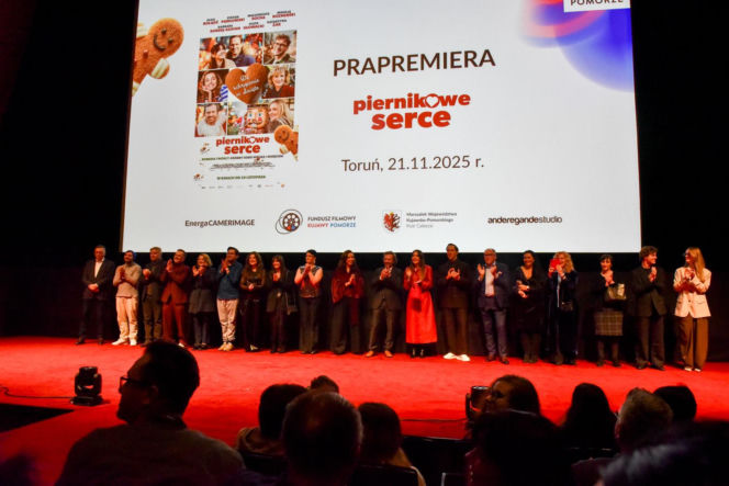 Prapremiera "Piernikowego serca" na festiwalu EnergaCAMERIMAGE. Na scenie m.in, Olga Bołądź i Piotr Głowacki