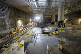 Budowa trzech nowych stacji metra linii M2 (marzec 2026)