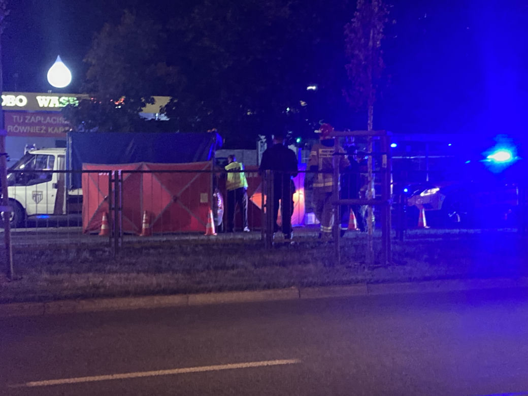 Śmiertelny wypadek przy Dworcu Wileńskim