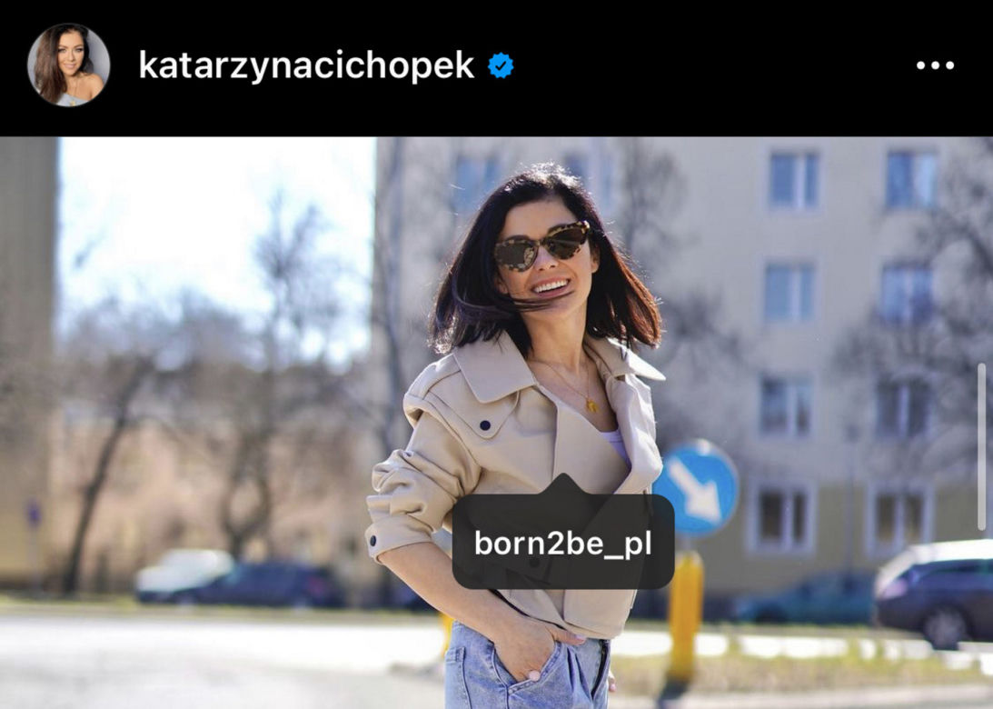 Katarzyna Cichopek jak słup ogłoszeniowy 