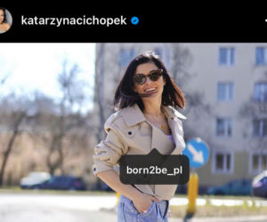 Katarzyna Cichopek jak słup ogłoszeniowy 
