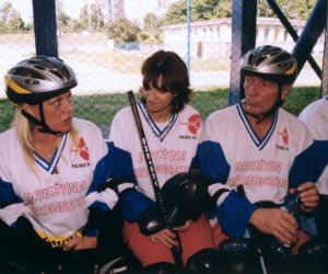 Karol Strasburger ćwiczy