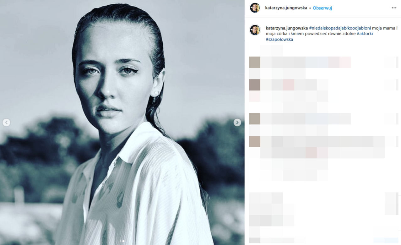 Grażyna Szapołowska - babcia i wnuczka jak dwie krople wody 