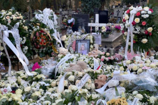 Grób zamordowanej Danusi