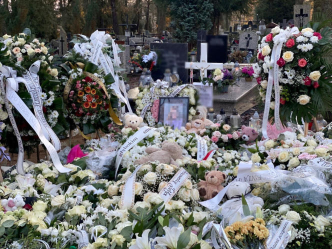 Grób zamordowanej Danusi