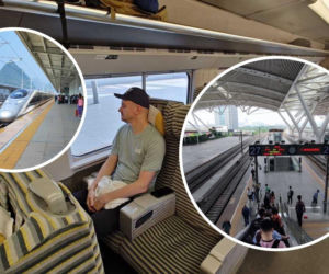 Wsiadł do pociągu w Chinach. Kiedy porównał czas podróży z Polską, nie dowierzał