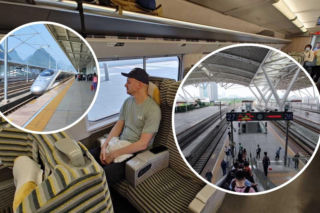 Polak wsiadł do pociągu w Chinach. Kiedy porównał czas podróży z Polską, nie dowierzał