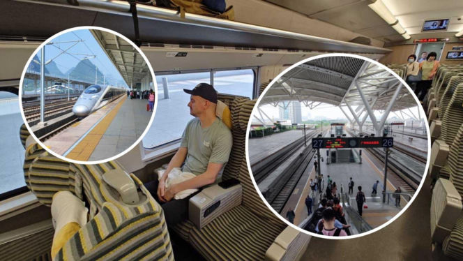 Polak wsiadł do pociągu w Chinach. Kiedy porównał czas podróży z Polską, nie dowierzał