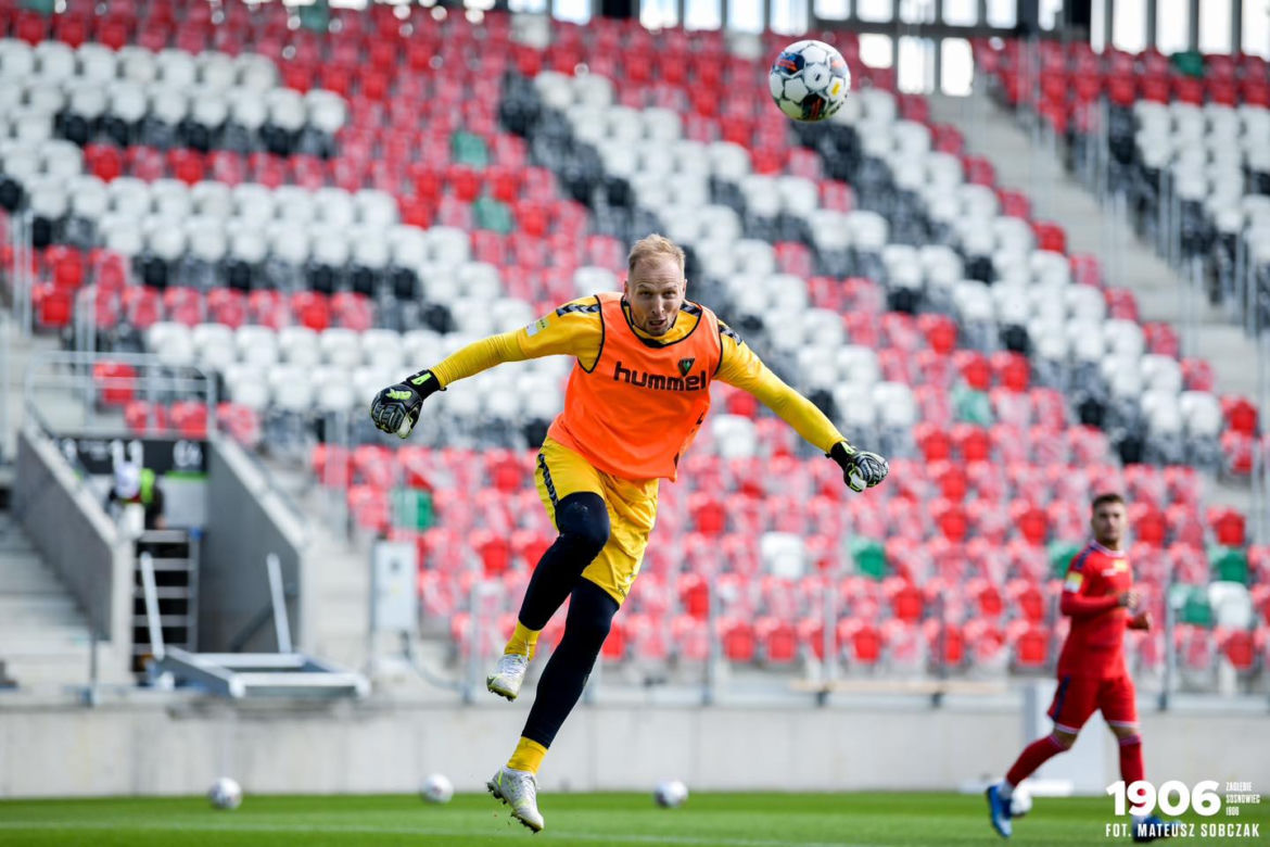 Piłkarze na nowym stadionie Zagłębia Sosnowiec
