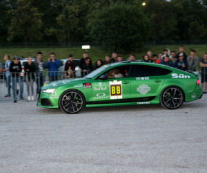 Gumball 3000 2017 w Warszawie pod Stadionem Narodowym