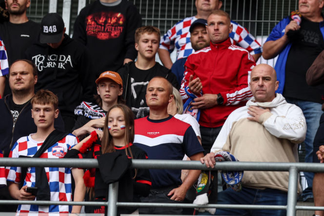 Górnik Zabrze - Lech Poznań: Zdjęcia kibiców i zawodników z meczu 8. kolejki PKO BP Ekstraklasy