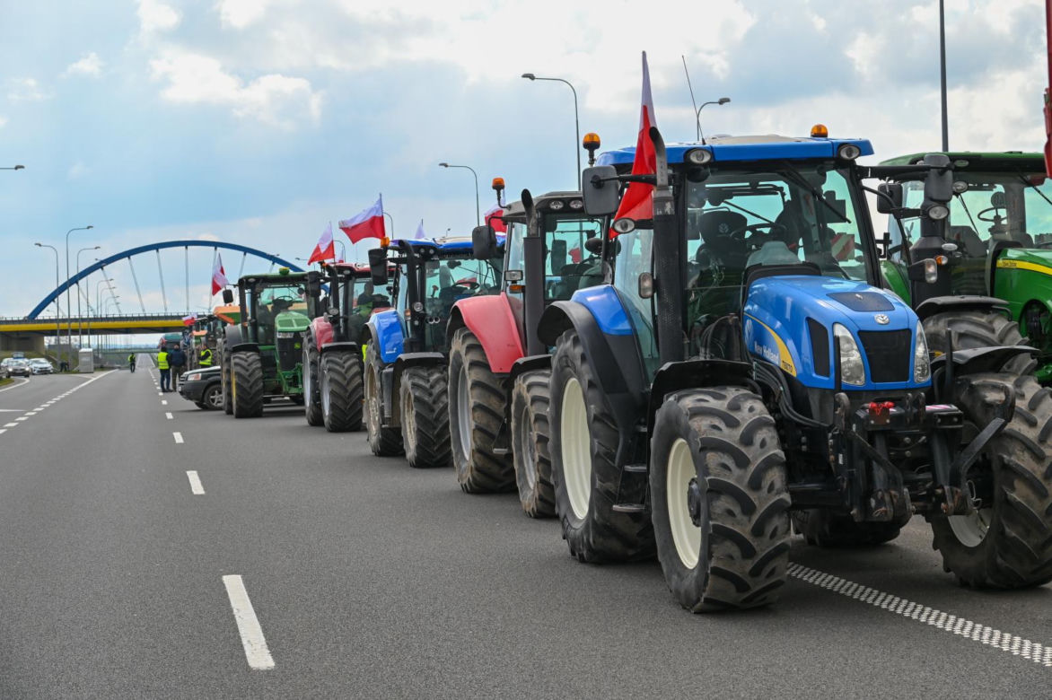 Protest rolników S3 Pyrzyce